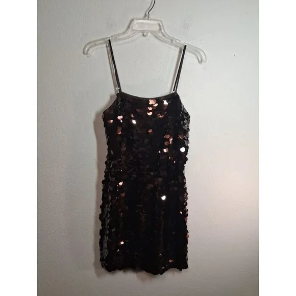 NWT A New Day Sequin Dress Party Clubwear Dance Brown Size Small - Picture 1 of 6